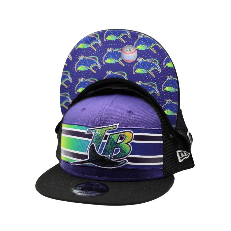 rays new era purple black stripes devil rays coop 9fifty snapback hat the bay republic or team store of the tampa bay rays and rowdies 1