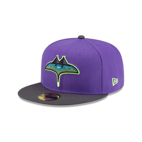 rays new era purple grey city connect skyray tampa flames 59fifty fitted hat the bay republic or team store of the tampa bay rays and rowdies 3