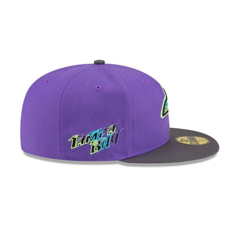 rays new era purple grey city connect skyray tampa flames 59fifty fitted hat the bay republic or team store of the tampa bay rays and rowdies 4