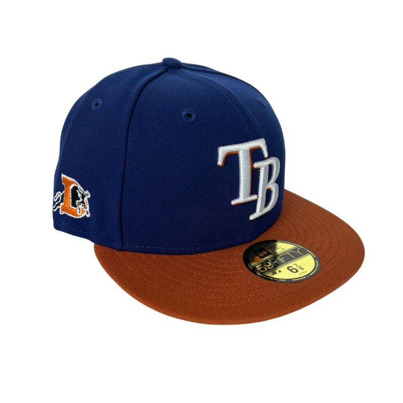 rays new era royal blue orange tb durham bulls 59fifty fitted hat the bay republic or team store of the tampa bay rays and rowdies 1