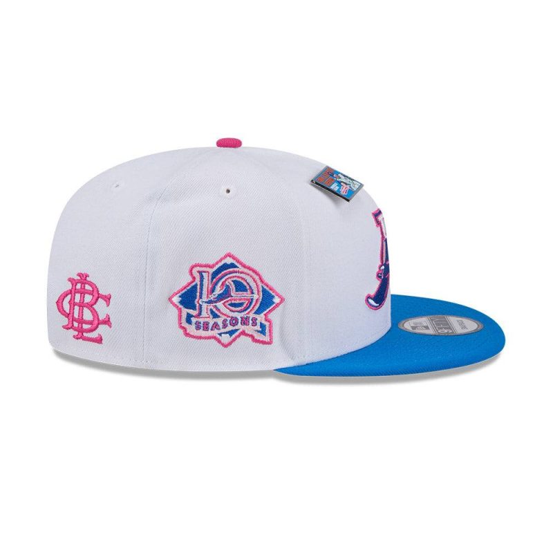 rays new era white blue big league chew cotton candy 9fifty snapback hat the bay republic or team store of the tampa bay rays and rowdies 2