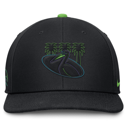 rays nike black city connect pelican skateray snapback pro cap hat the bay republic or team store of the tampa bay rays and rowdies 4