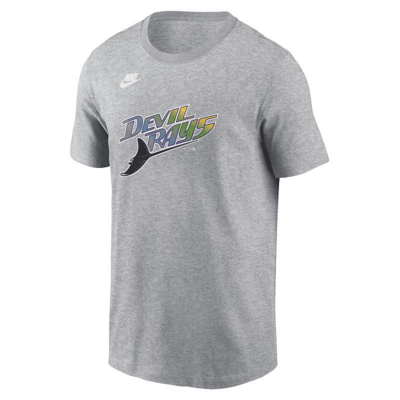 rays nike grey devil rays wordmark t shirt the bay republic or team store of the tampa bay rays and rowdies 2