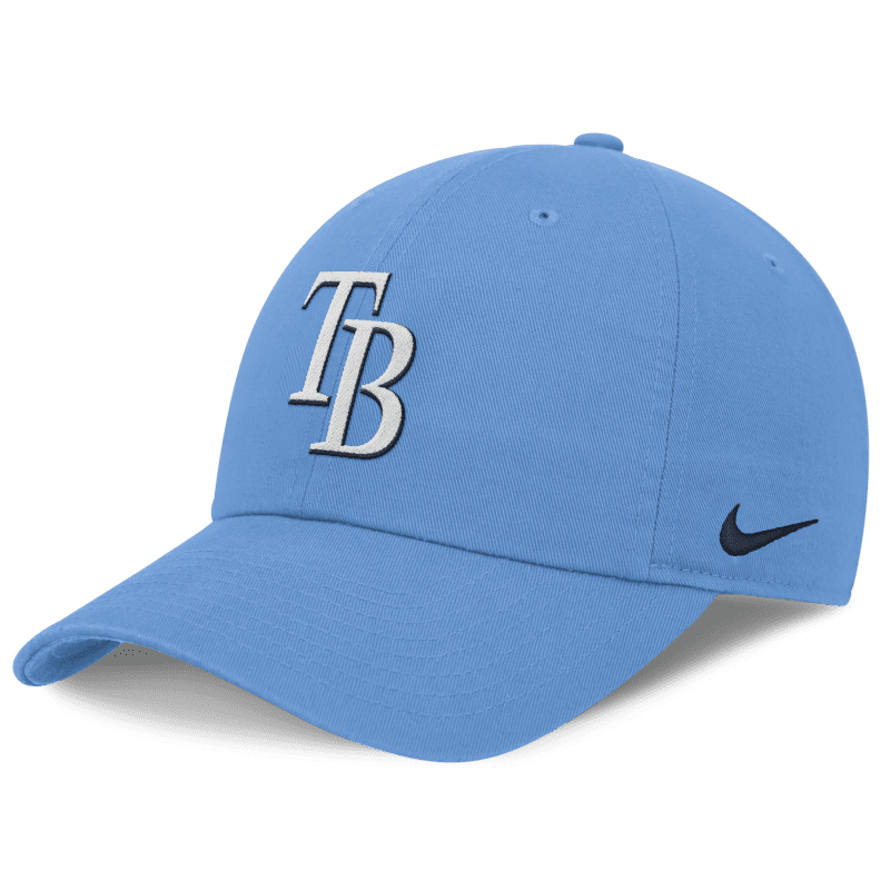 rays nike light blue tb club cap adjustable hat the bay republic or team store of the tampa bay rays and rowdies 1