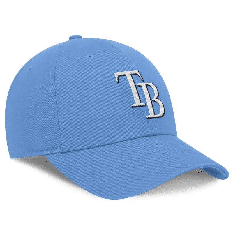 rays nike light blue tb club cap adjustable hat the bay republic or team store of the tampa bay rays and rowdies 3