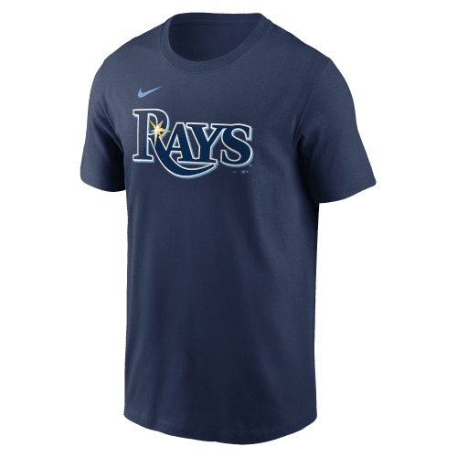 rays nike navy 2024 brandon lowe name and number t shirt the bay republic or team store of the tampa bay rays and rowdies 2