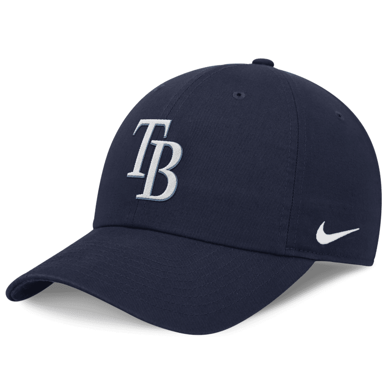 rays nike navy blue tb club cap adjustable hat the bay republic or team store of the tampa bay rays and rowdies 1