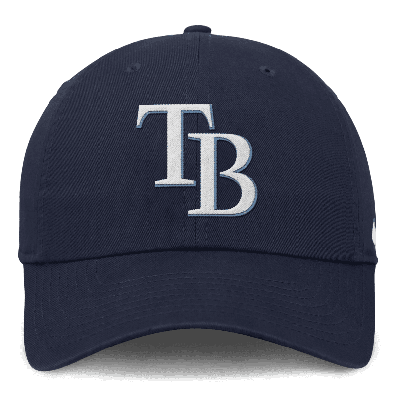 rays nike navy blue tb club cap adjustable hat the bay republic or team store of the tampa bay rays and rowdies 2