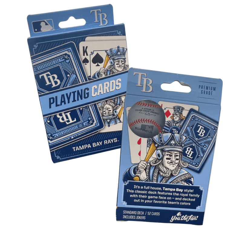 rays playing cards you the fan the bay republic or team store of the tampa bay rays and rowdies