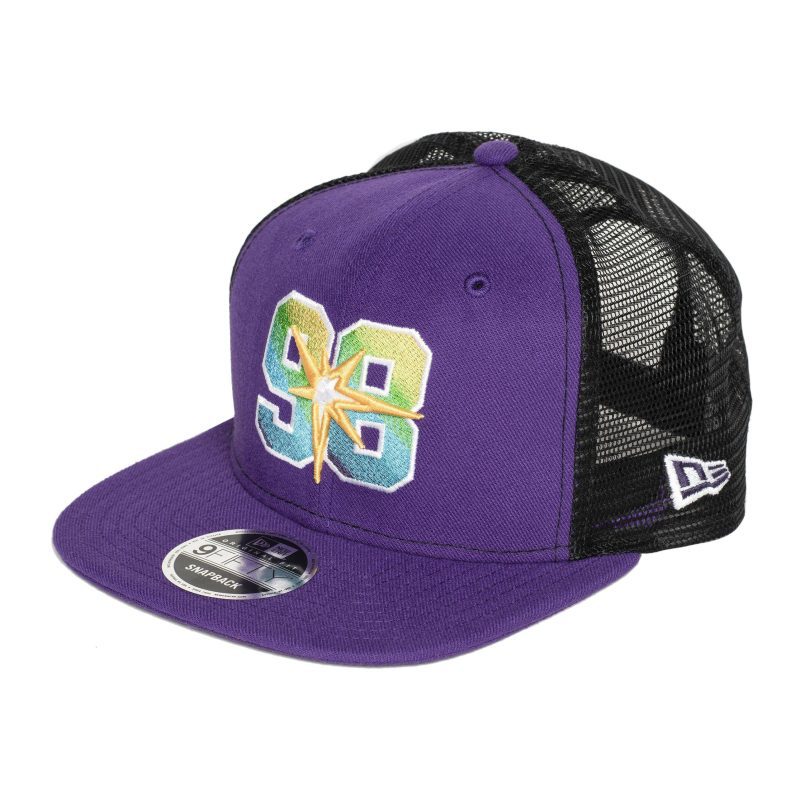 rays purple 98 new era trucker cap the bay republic or team store of the tampa bay rays and rowdies 1