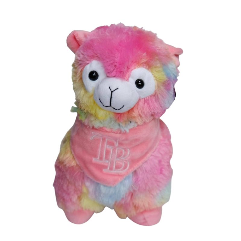 rays rainbow llama plush the bay republic or team store of the tampa bay rays and rowdies 1 27185749328035