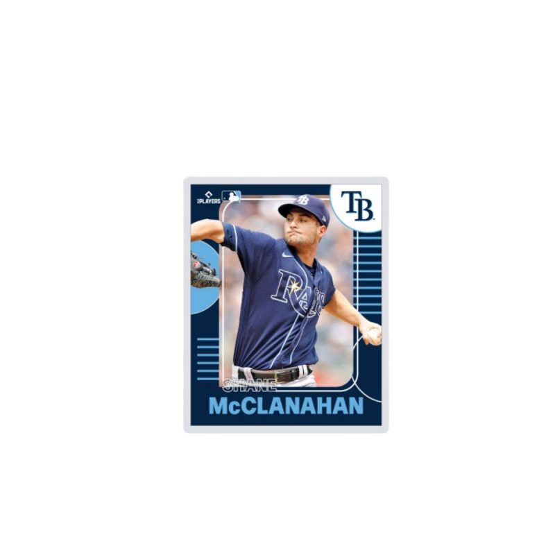 rays shane mcclanahan player collector lapel pin the bay republic or team store of the tampa bay rays and rowdies