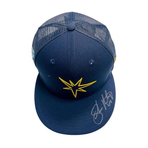 rays shawn armstrong team issued authentic autographed spring training hat the bay republic or team store of the tampa bay rays and rowdies 2