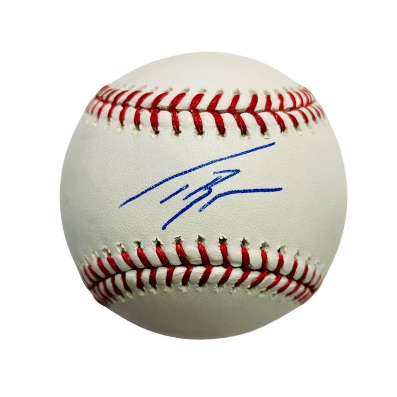 rays taj bradley autographed official mlb baseball the bay republic or team store of the tampa bay rays and rowdies 1