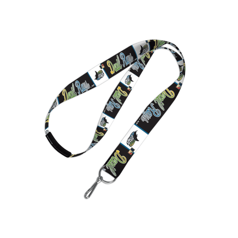 rays tampa bay black and white coop devil rays lanyard the bay republic or team store of the tampa bay rays and rowdies