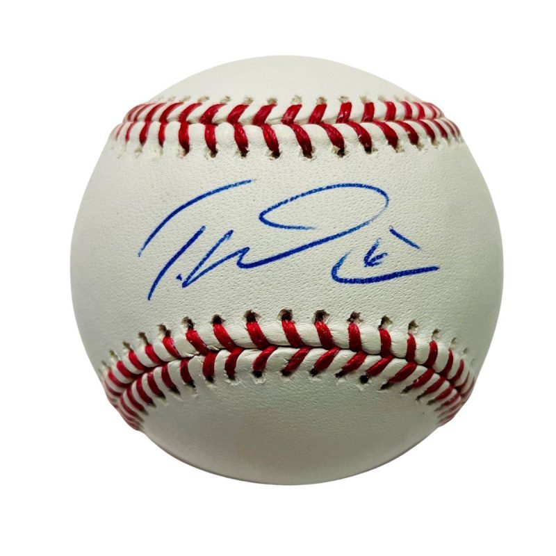 rays taylor walls autographed official mlb baseball the bay republic or team store of the tampa bay rays and rowdies 1