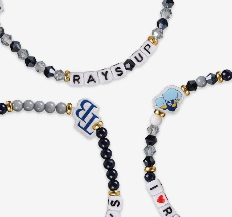 rays team three pack friendship bracelet the bay republic or team store of the tampa bay rays and rowdies 3