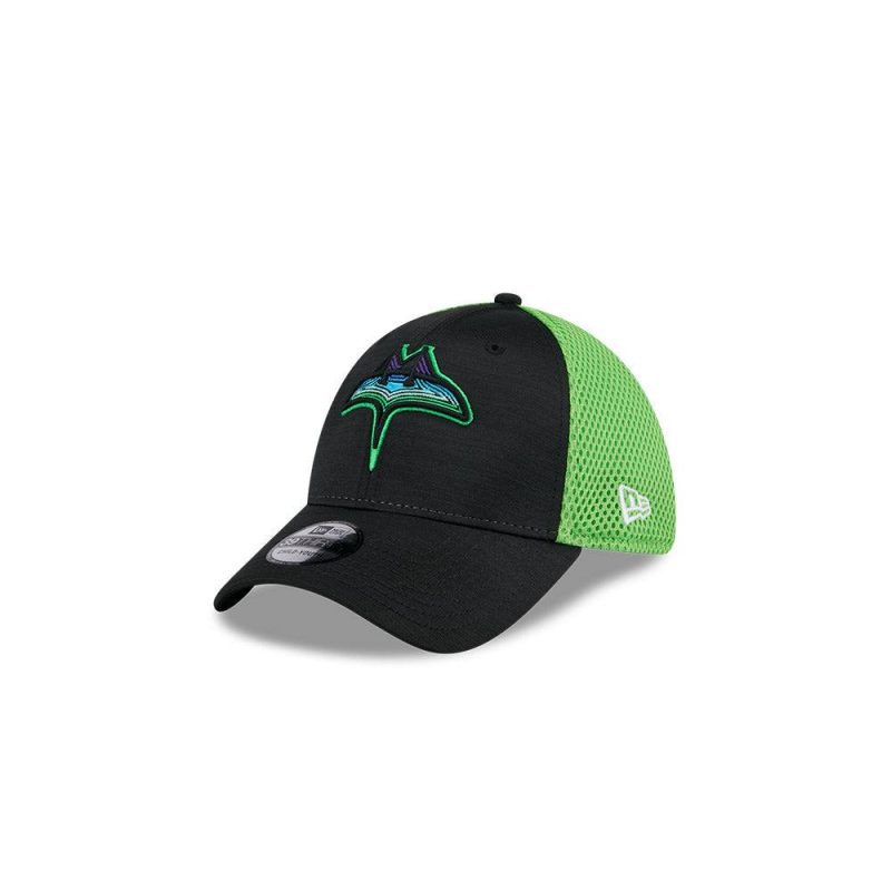 rays toddler child youth new era black green city connect skyray 39thirty flex fit hat the bay republic or team store of the tampa bay rays and rowdies 1