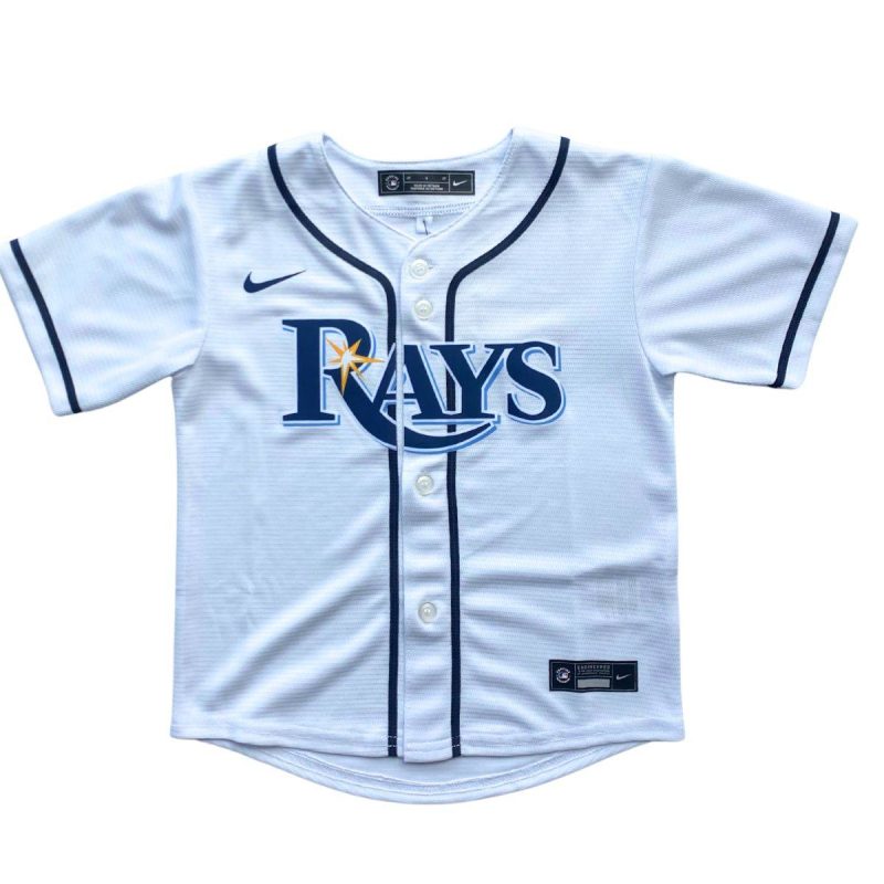 rays toddler nike white home replica jersey the bay republic or team store of the tampa bay rays and rowdies 1