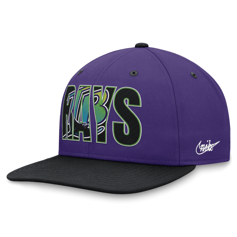 rays unisex purple nike devil rays pro coop adjustable snapback hat the bay republic or team store of the tampa bay rays and rowdies 1