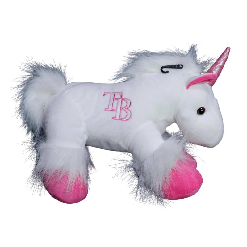 rays white tb unicorn plush the bay republic or team store of the tampa bay rays and rowdies 3 27185762107555