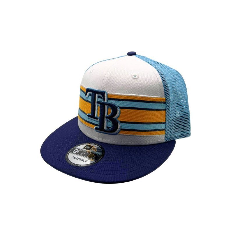 rays whiteblue tb stripes under visor 9fifty new era snapback hat the bay republic or team store of the tampa bay rays and rowdies 3