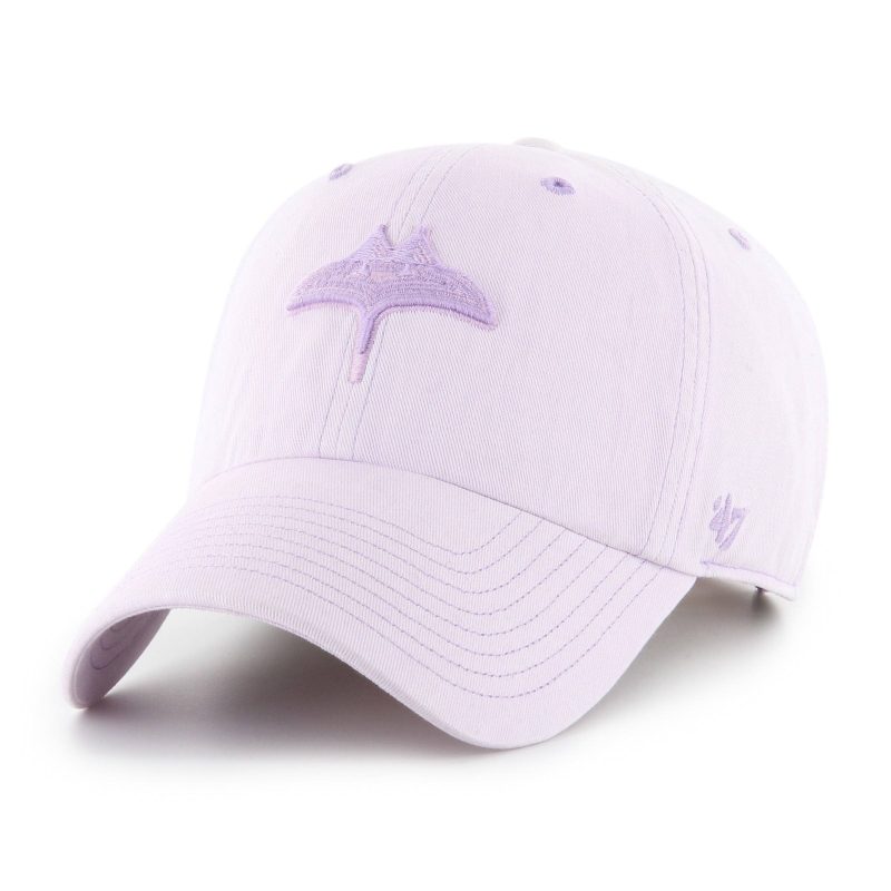 rays women s 47 brand light purple haze city connect skyray clean up adjustable hat the bay republic or team store of the tampa bay rays and rowdies 1