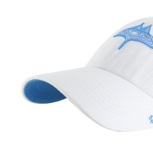 rays women s 47 brand white blue city connect skyray clean up adjustable hat the bay republic or team store of the tampa bay rays and rowdies 2