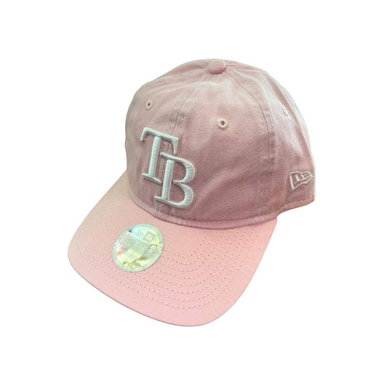 rays women s light pink tb new era 9twenty adjustable hat the bay republic or team store of the tampa bay rays and rowdies