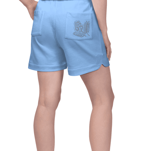 rays women s margaritaville blue embroidered shorts the bay republic or team store of the tampa bay rays and rowdies 2