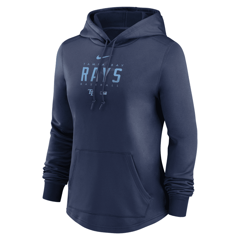 rays women s navy nike pregame performance hoodie the bay republic or team store of the tampa bay rays and rowdies 2