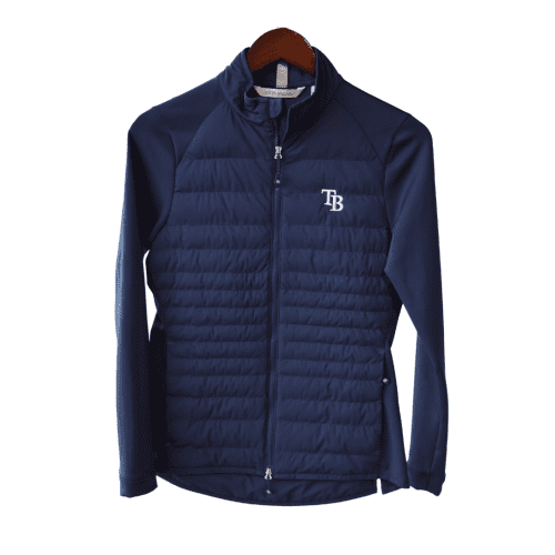 rays women s navy peter millar hybrid jacket the bay republic or team store of the tampa bay rays and rowdies 1