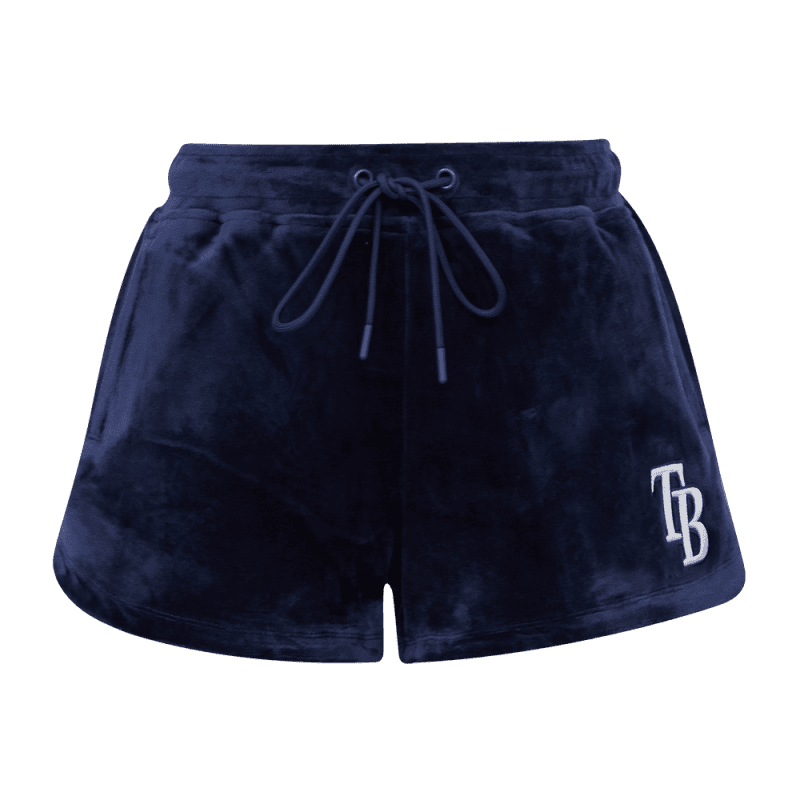 rays women s navy tb rfc promax velour shorts the bay republic or team store of the tampa bay rays and rowdies 1