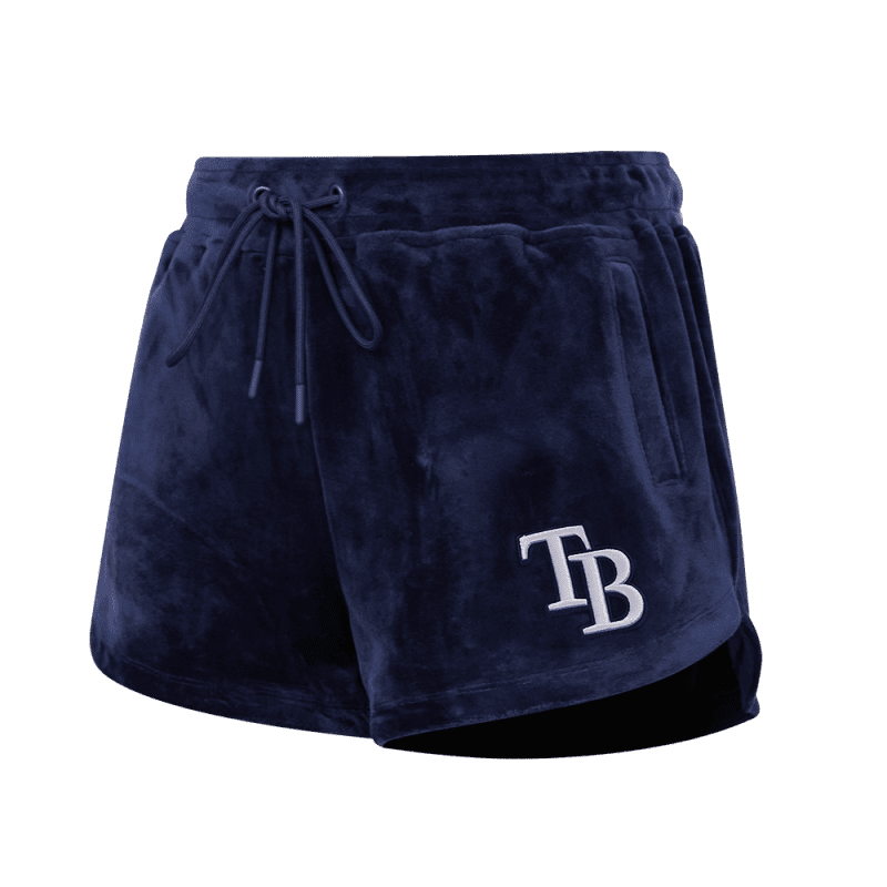 rays women s navy tb rfc promax velour shorts the bay republic or team store of the tampa bay rays and rowdies 2