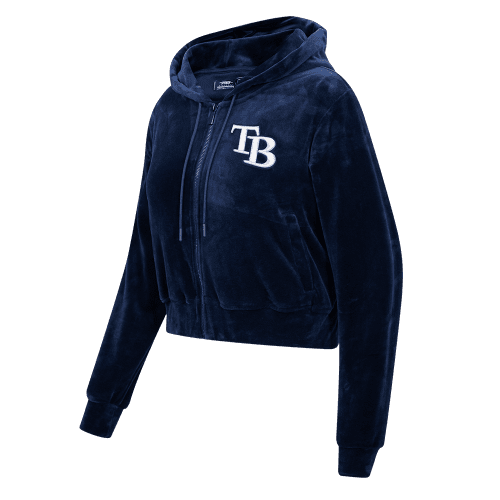 rays women s navy tb rfc promax velour zip up hoodie the bay republic or team store of the tampa bay rays and rowdies 2