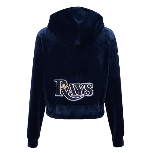 rays women s navy tb rfc promax velour zip up hoodie the bay republic or team store of the tampa bay rays and rowdies 3