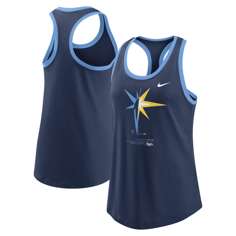 rays women s navy tech team nike tank the bay republic or team store of the tampa bay rays and rowdies 1