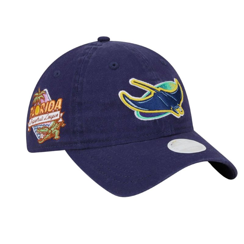 rays women s new era navy 2024 florida spring training alt 9twenty adjustable hat the bay republic or team store of the tampa bay rays and rowdies 1