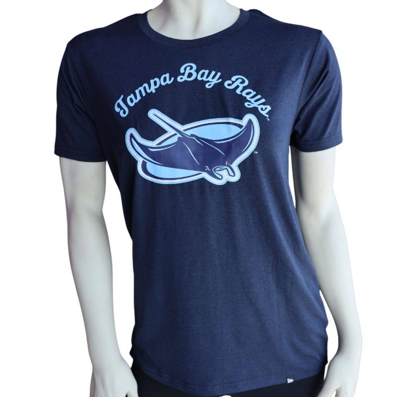 rays women s new era navy club alt t shirt the bay republic or team store of the tampa bay rays and rowdies 3