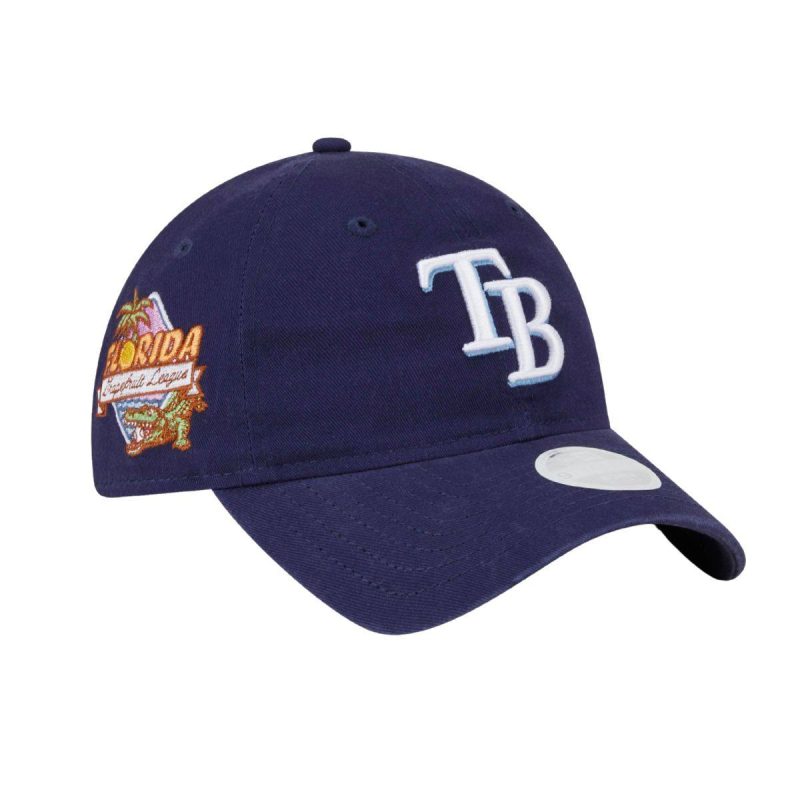 rays women s new era navy spring training tb florida 9twenty adjustable hat the bay republic or team store of the tampa bay rays and rowdies 1