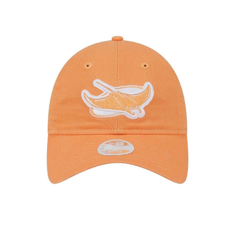 rays women s new era orange spring training alt florida 9twenty adjustable hat the bay republic or team store of the tampa bay rays and rowdies 3