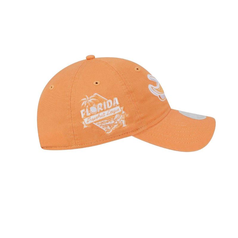 rays women s new era orange spring training alt florida 9twenty adjustable hat the bay republic or team store of the tampa bay rays and rowdies 4