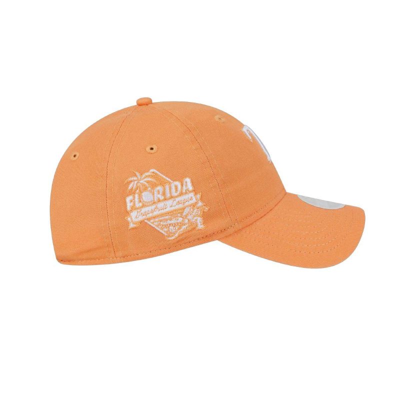 rays women s new era orange spring training tb florida 9twenty adjustable hat the bay republic or team store of the tampa bay rays and rowdies 4