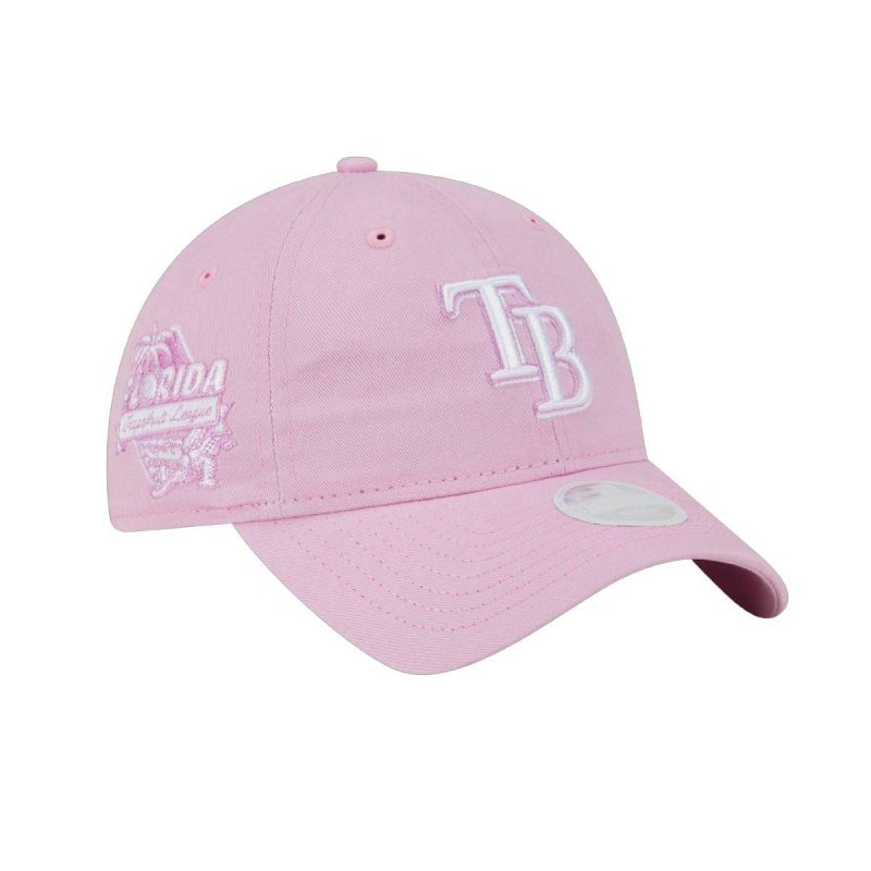 rays women s new era pink spring training tb florida 9twenty adjustable hat the bay republic or team store of the tampa bay rays and rowdies 1