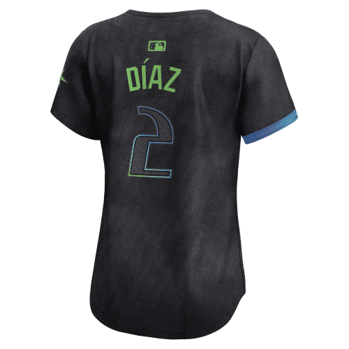 rays women s nike charcoal grey yandy diaz city connect limited replica jersey the bay republic or team store of the tampa bay rays and rowdies 2