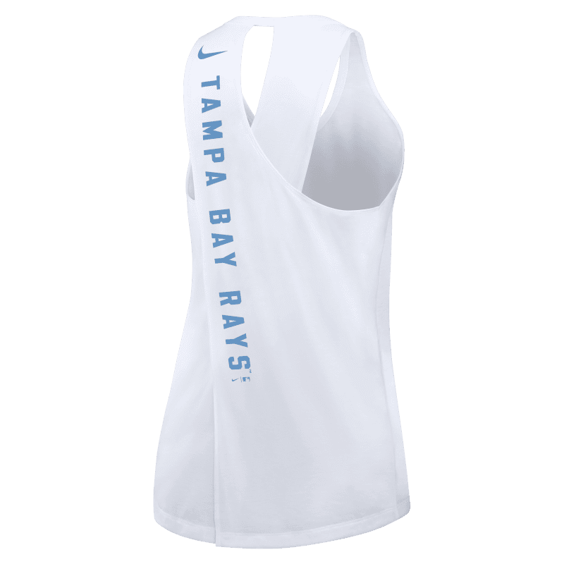 rays women s white team crossback tank top the bay republic or team store of the tampa bay rays and rowdies 2