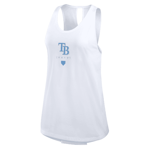 rays women s white team crossback tank top the bay republic or team store of the tampa bay rays and rowdies 3