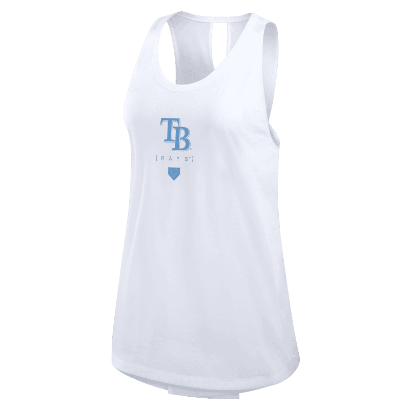 rays women s white team crossback tank top the bay republic or team store of the tampa bay rays and rowdies 3