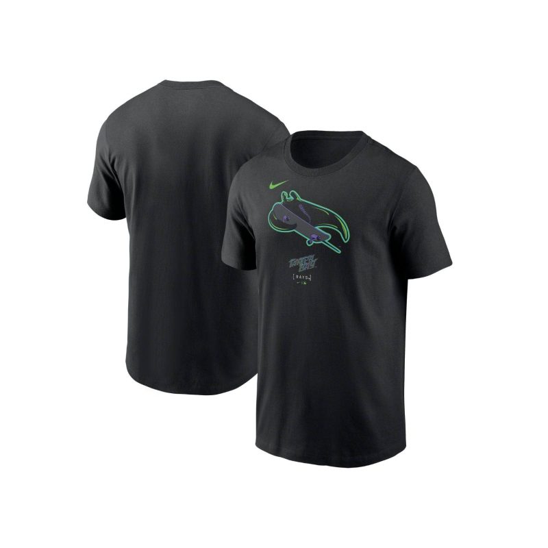 rays youth nike black skateboard wordmark city connect t shirt the bay republic or team store of the tampa bay rays and rowdies 70ba3471 7f1f 4aeb 8242 a5081a5e2ca3