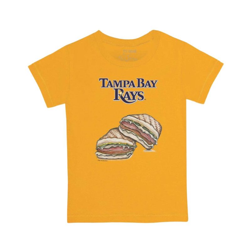 rays youth yellow cuban sandwich tiny turnip t shirt the bay republic or team store of the tampa bay rays and rowdies